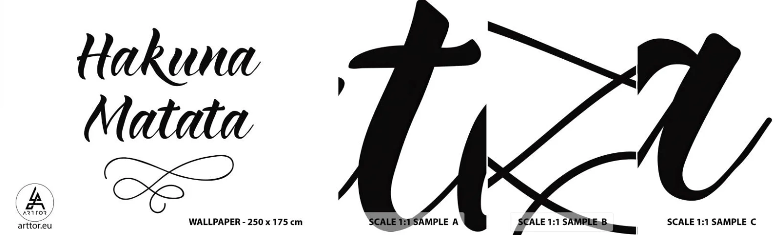 Fototapeta Próbka Samoprzylepna Deluxe Sticker - Najlepsza rada - Typografia, Afirmacja, Maksyma - 100x30 cm