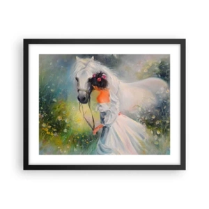 Plakat w czarnej ramie - Jak z pięknego snu - 50x40 cm