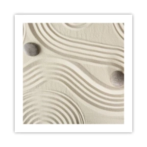 Plakat - Dotyk ciepła - 50x50 cm