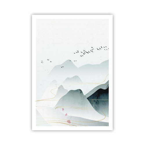 Plakat - Ponad szczytami - 70x100 cm