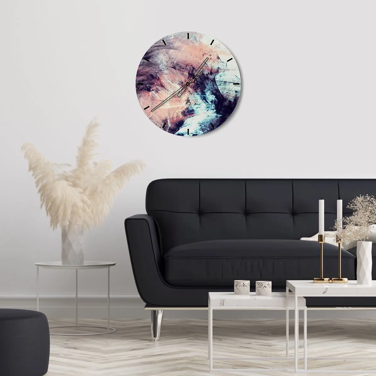 Zegar ścienny - Poczuj wiatr - 40x40 cm