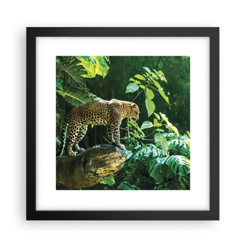 Plakat w czarnej ramie - Na łowy? - 30x30 cm