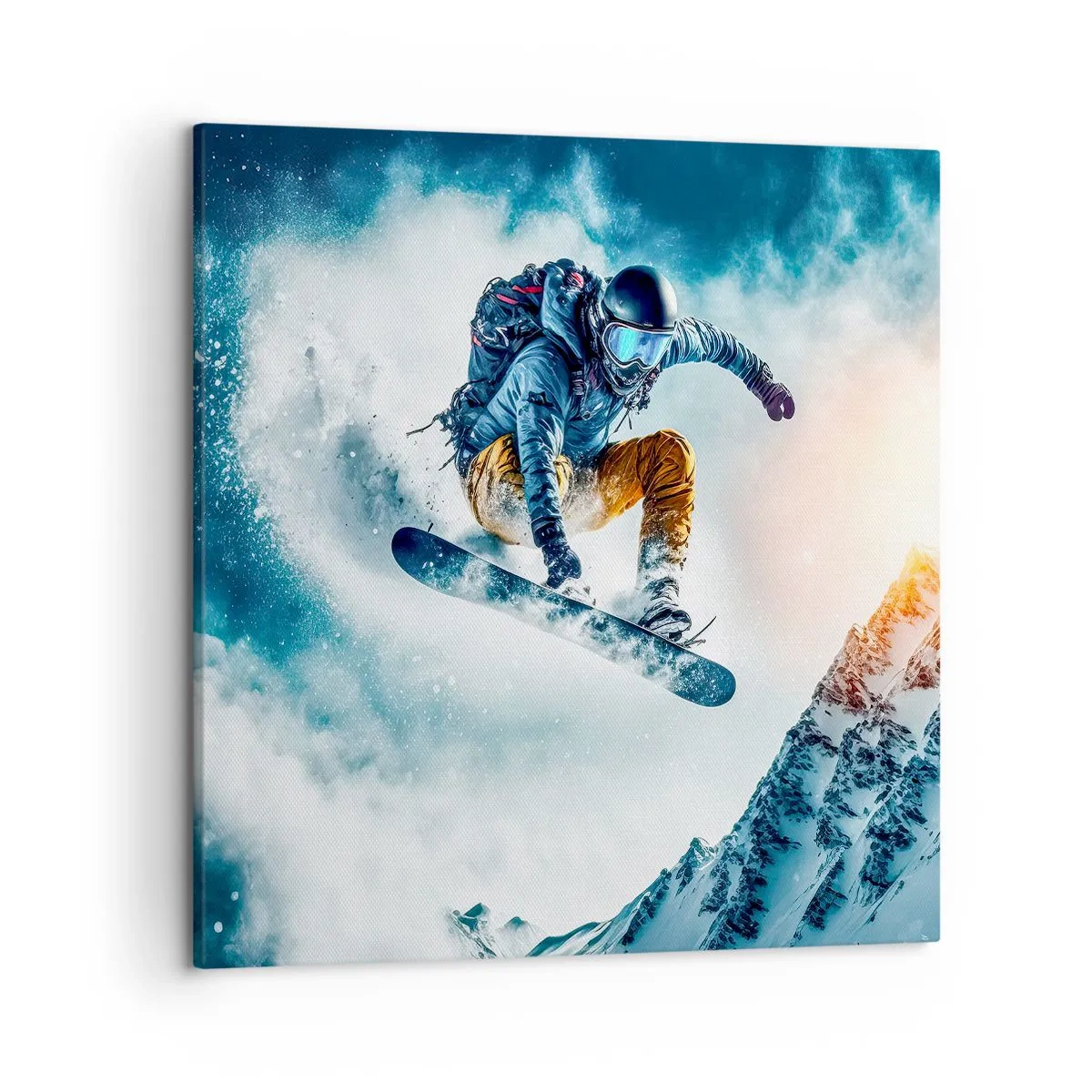 Obraz na płótnie - Ekstremalne emocje - 50x50 cm