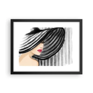 Plakat w czarnej ramie - Gdzie ciebie szukać? - 40x30 cm