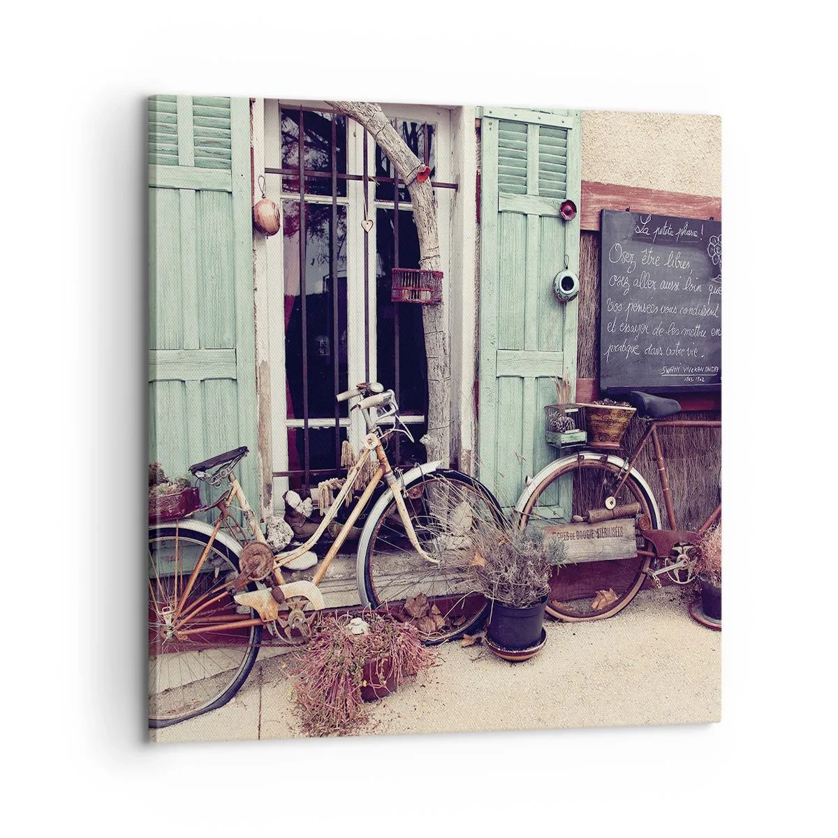 Obraz na płótnie - Niech żyje prowincja - 60x60 cm