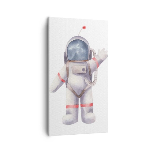 Obraz na płótnie - To na razie! - 45x80 cm