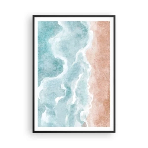 Plakat w czarnej ramie - Abstrakcja obłoczna - 70x100 cm