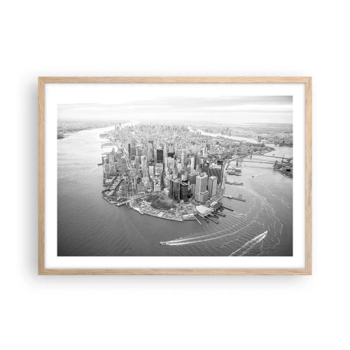 Plakat w ramie jasny dąb - Jak nie pokochać? - 70x50 cm