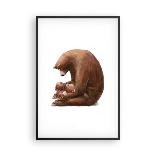 Plakat w czarnej ramie - Słodkich snów, dzieciaki - 61x91 cm