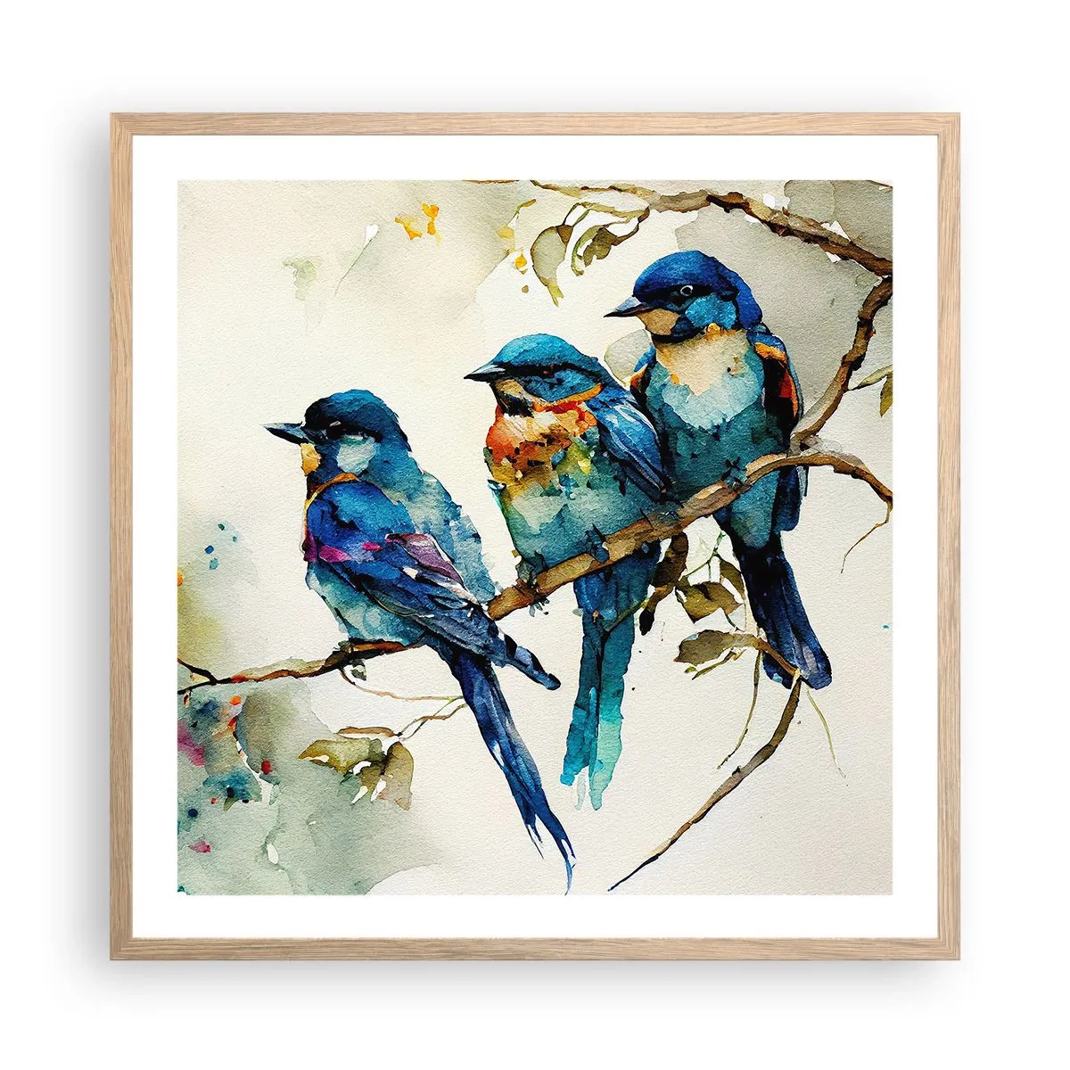 Plakat w ramie jasny dąb - Obraził się? - 60x60 cm