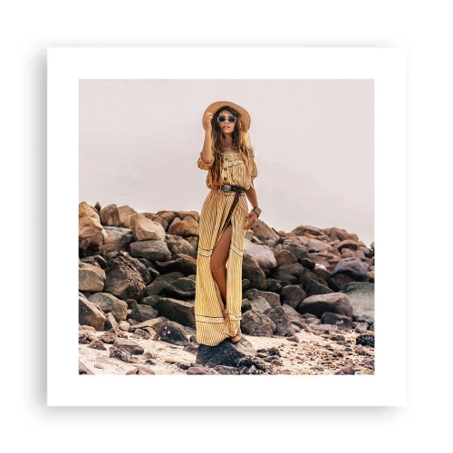 Plakat - Magia kamieni - 40x40 cm