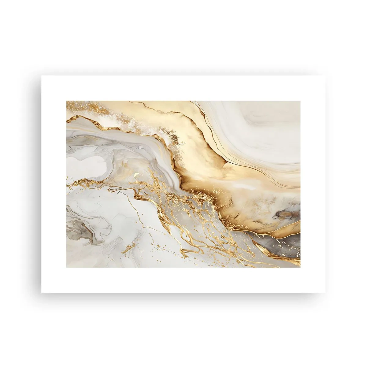 Plakat - Abstrakcja: piękno i dobro - 40x30 cm