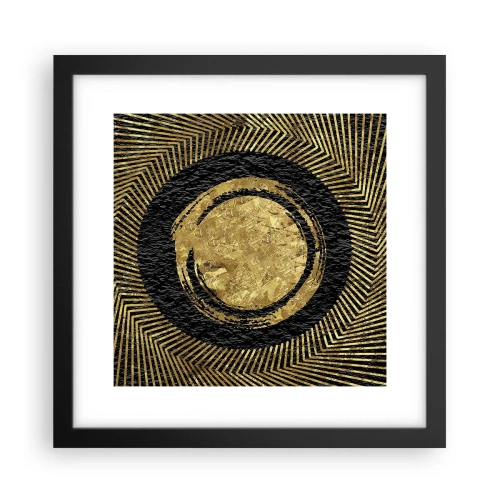 Plakat w czarnej ramie - Kompozycja glamour - 30x30 cm
