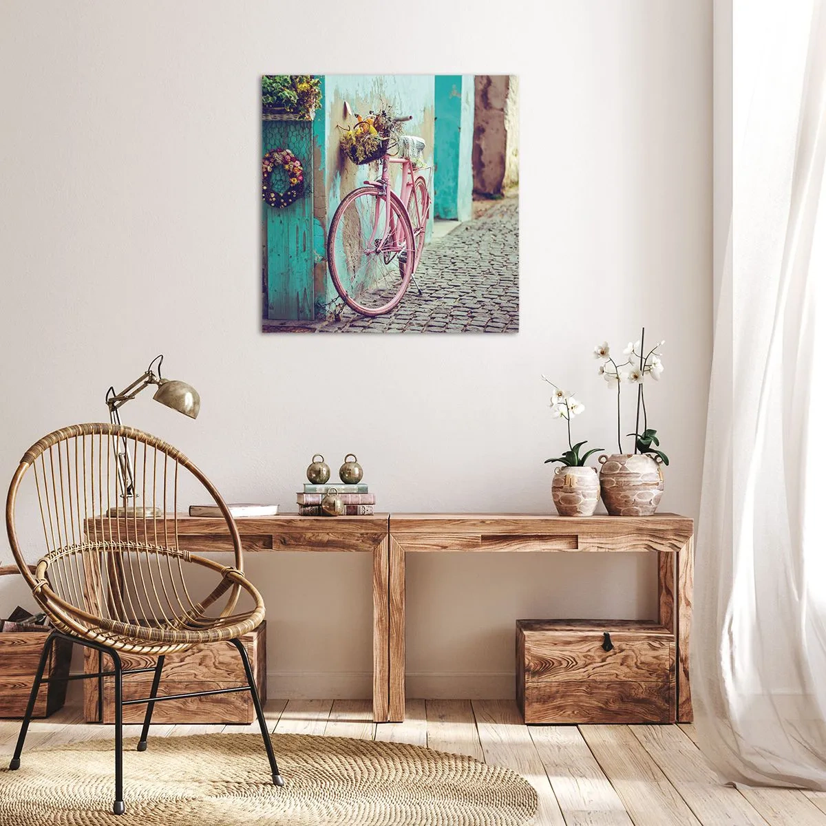 Obraz na płótnie - Zaraz wracam - 60x60 cm