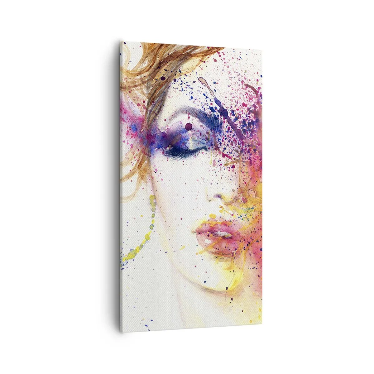 Obraz na płótnie - Tęczowy zawrót głowy - 55x100 cm