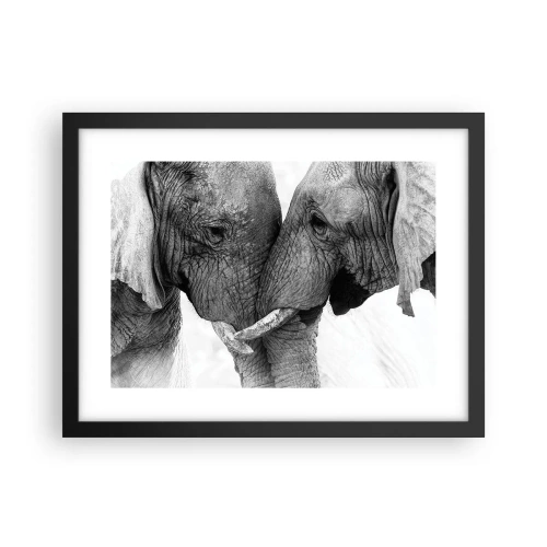 Plakat w czarnej ramie - Serdeczne wyznanie - 40x30 cm