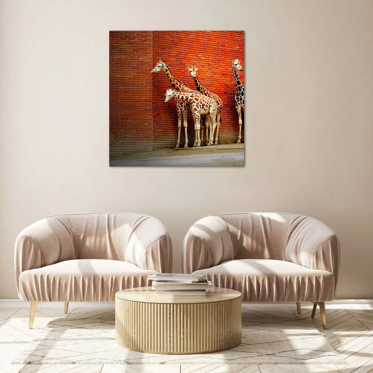 Obraz na szkle - Widzicie jakąś akację? - 60x60 cm