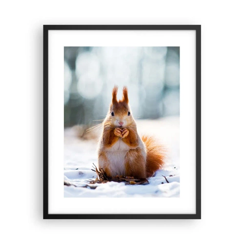 Plakat w czarnej ramie - I co tak patrzysz? - 40x50 cm