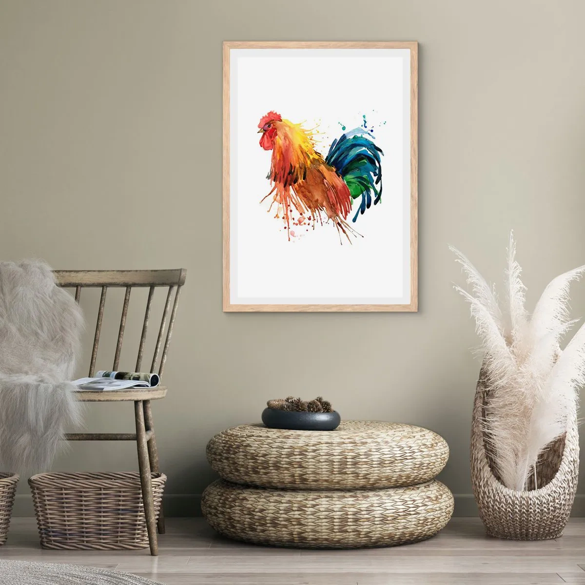 Plakat w ramie jasny dąb - Królewska szata, królewska duma - 70x100 cm