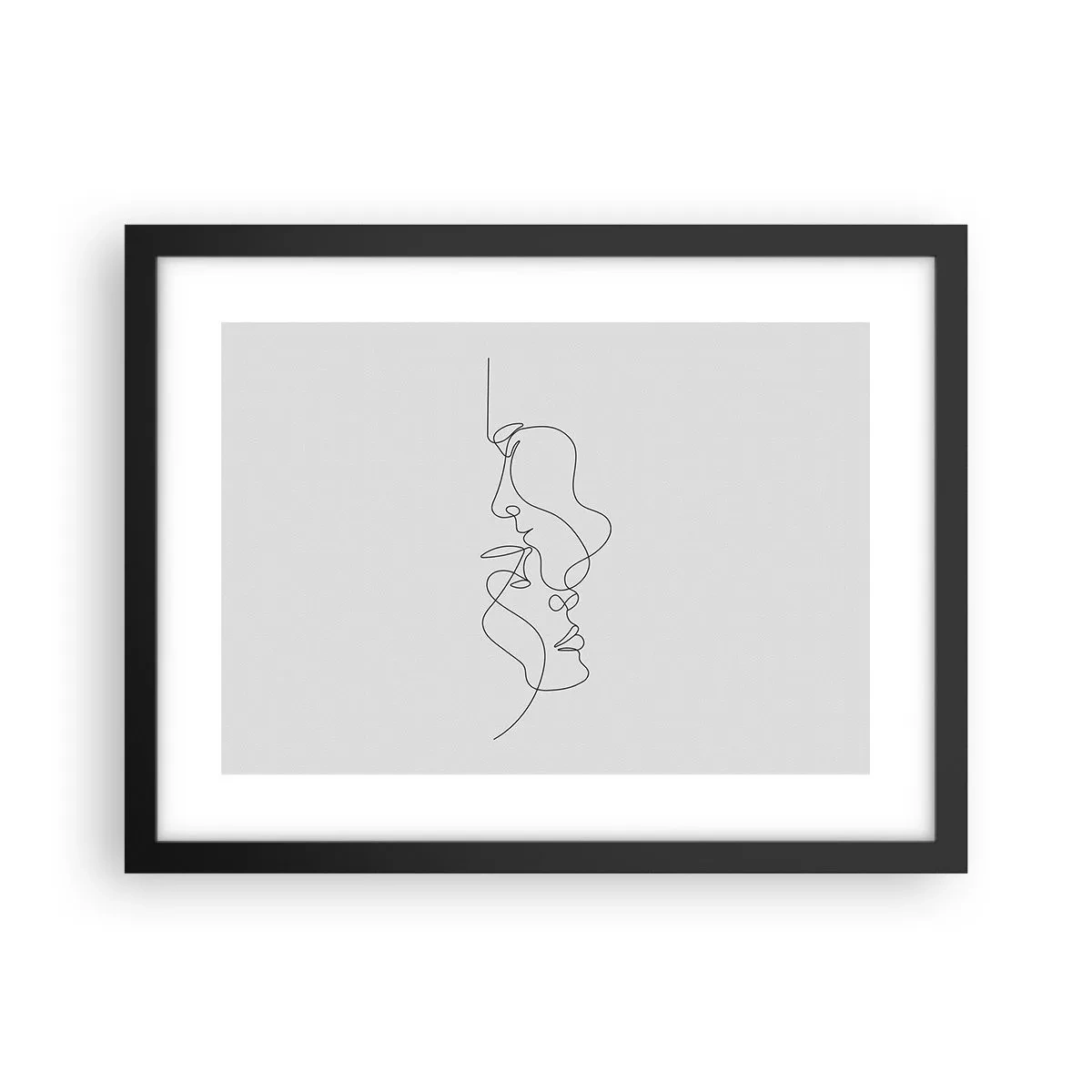 Plakat w czarnej ramie - Żar rzewnych żądz - 40x30 cm