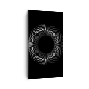 Obraz na płótnie - Czarne Słońce - 45x80 cm