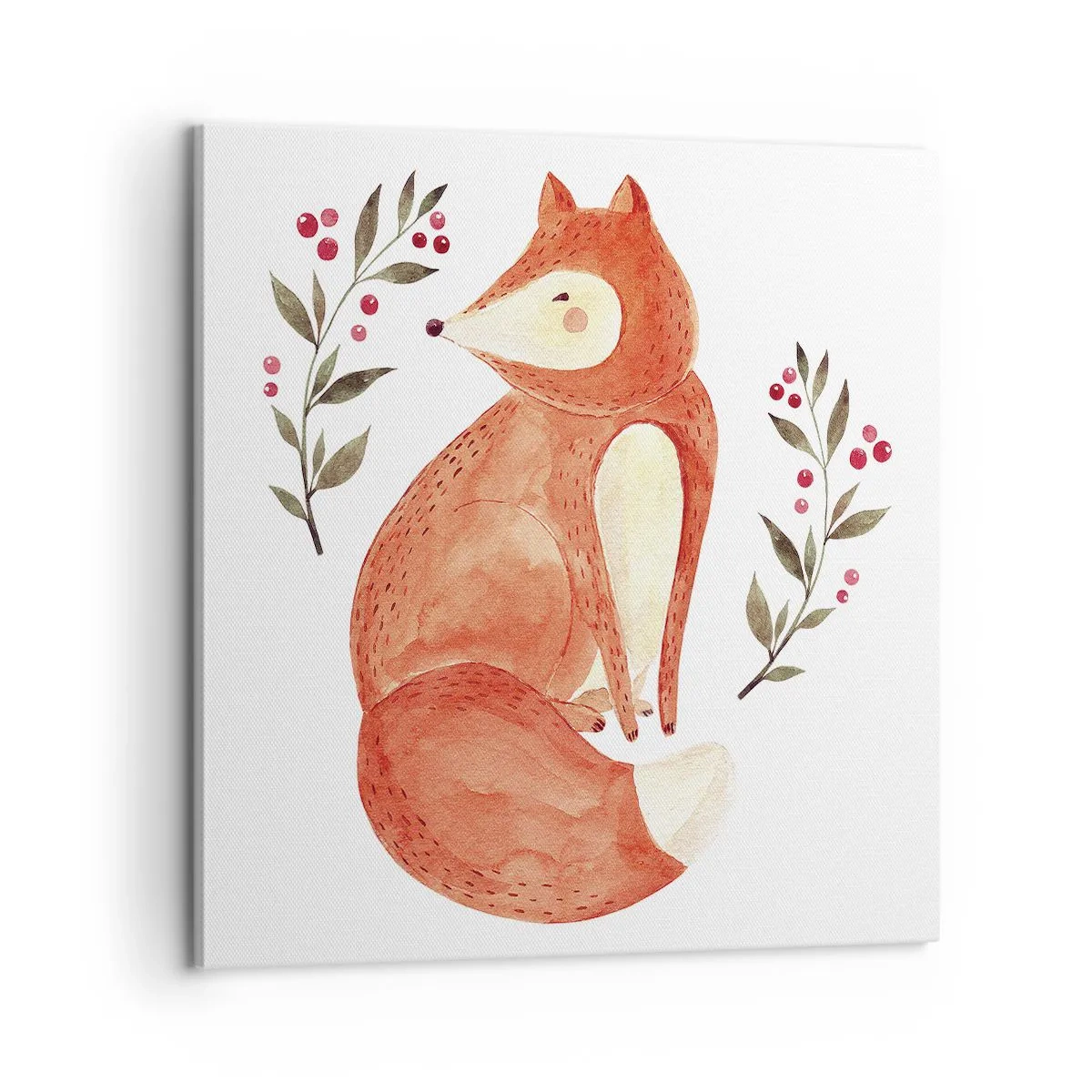 Obraz na płótnie - Mały rudzielec - 60x60 cm