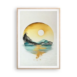 Plakat w ramie jasny dąb - W kręgu piękna - 70x100 cm