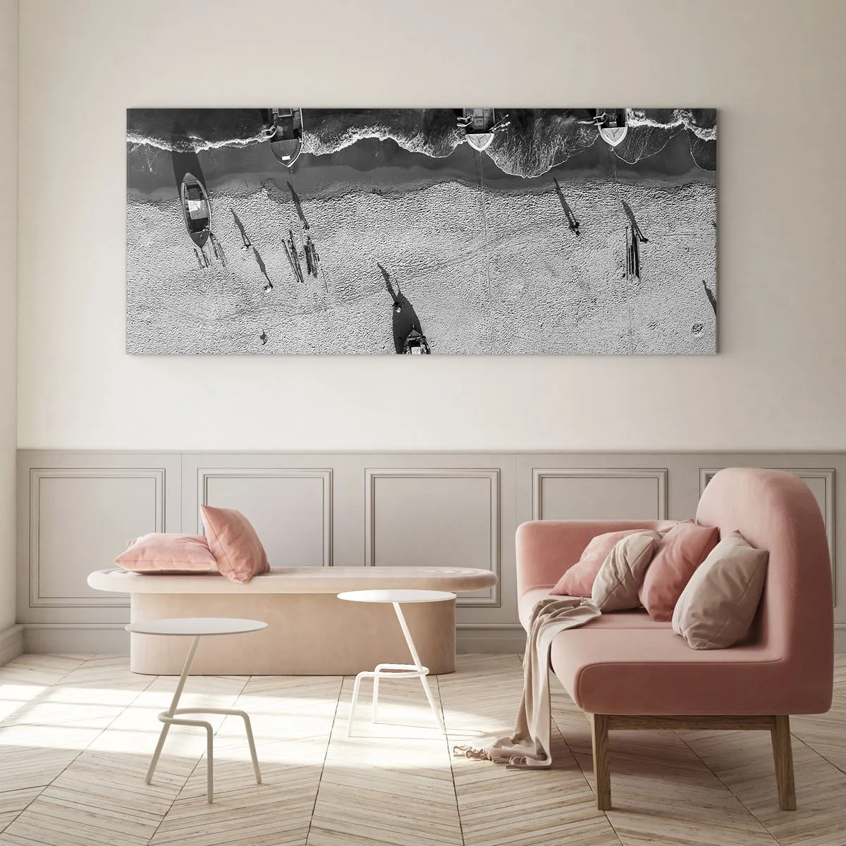 Obraz na szkle - Jeszcze na brzegu… - 100x40 cm