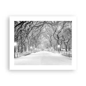 Plakat - Cztery pory roku – zima - 50x40 cm