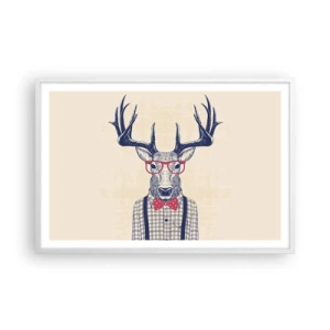 Plakat w białej ramie - Zabawna ekstrawagancja - 91x61 cm