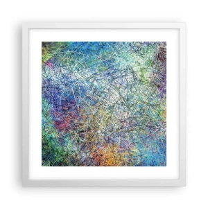 Plakat w białej ramie - To nie takie proste - 40x40 cm