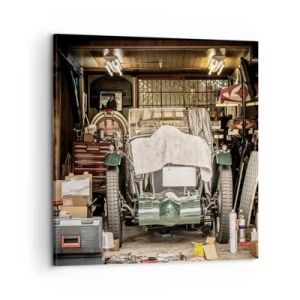 Obraz na płótnie - Powrót do przeszłości - 60x60 cm