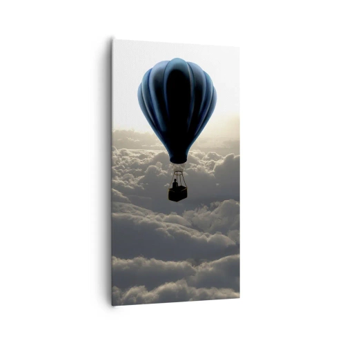 Obraz na płótnie - Wędrowiec ponad chmurami - 65x120 cm