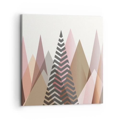 Obraz na płótnie - Piramidalny widok - 70x70 cm