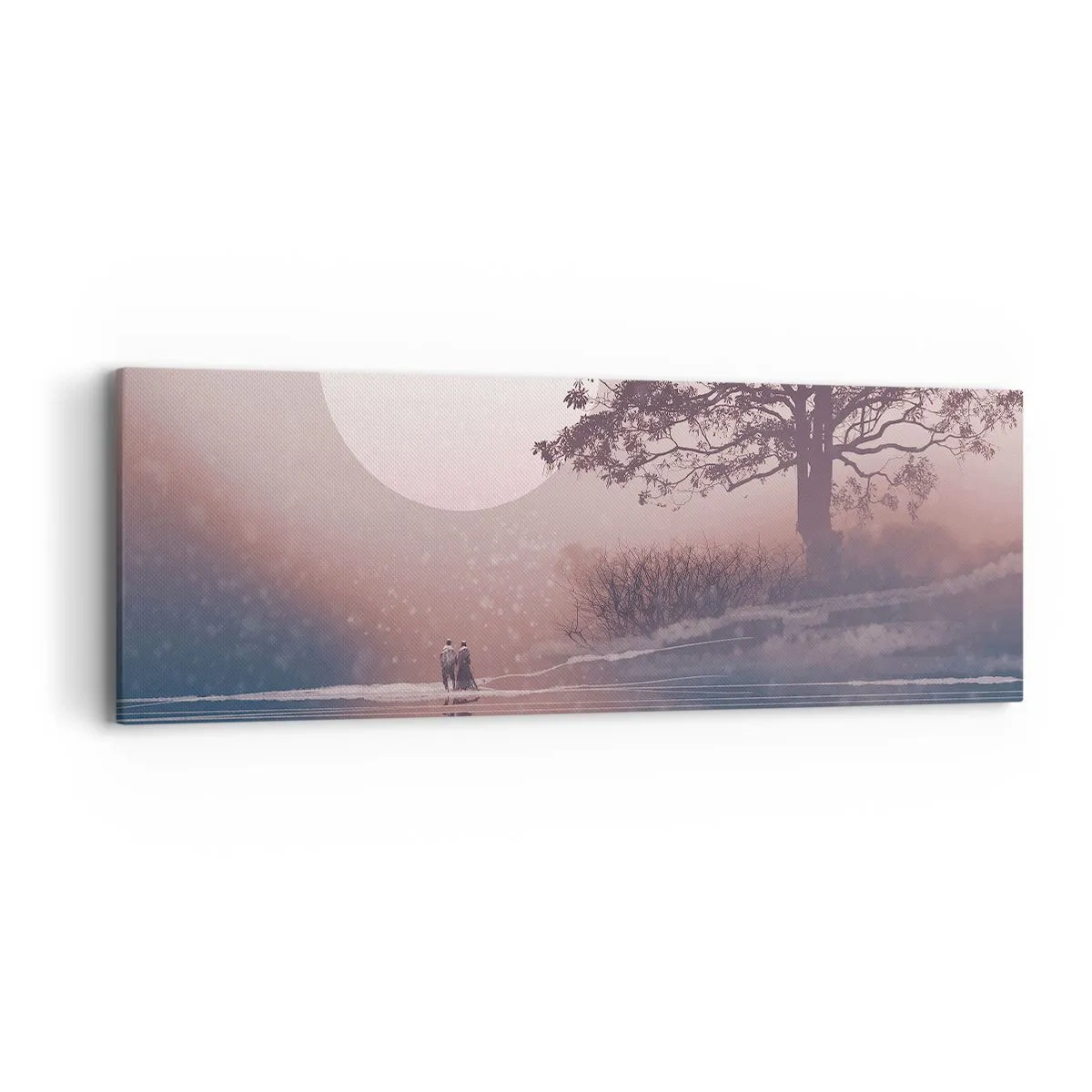 Obraz na płótnie - Nocne dziwy - 90x30 cm