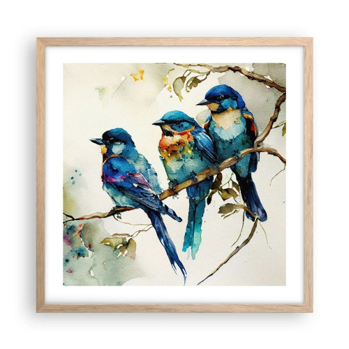 Plakat w ramie jasny dąb - Obraził się? - 50x50 cm