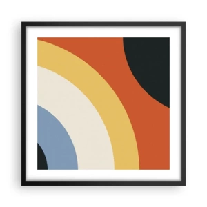 Plakat w czarnej ramie - Ku sobie - 50x50 cm