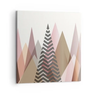Obraz na płótnie - Piramidalny widok - 50x50 cm