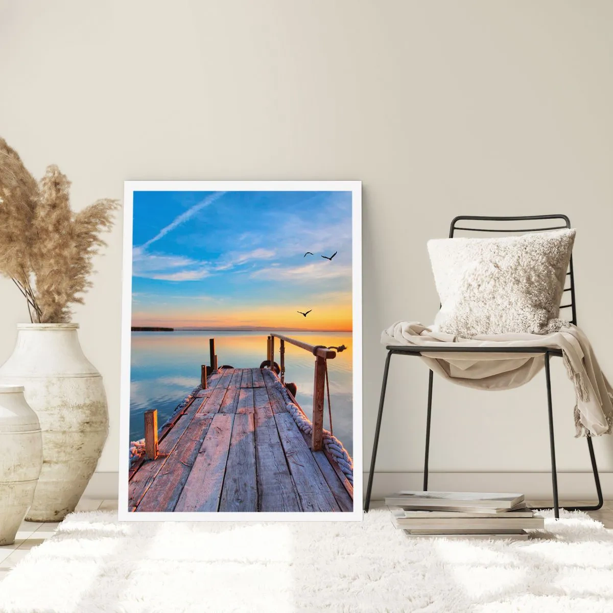 Plakat - Iść przed siebie ku słońcu - 70x100 cm