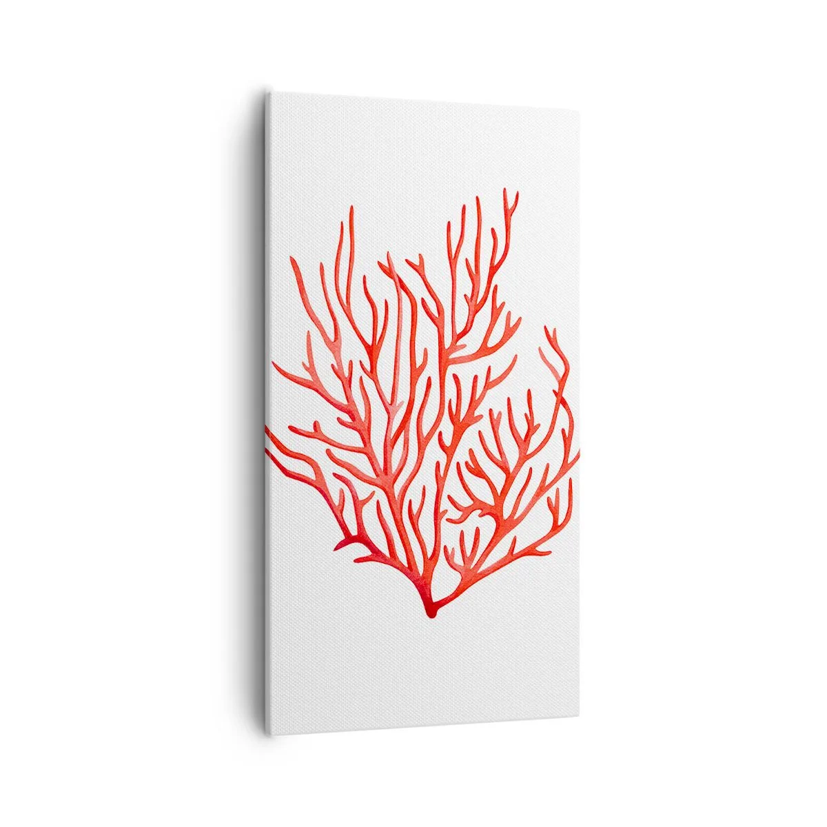 Obraz na płótnie - Koralowy filigran - 55x100 cm