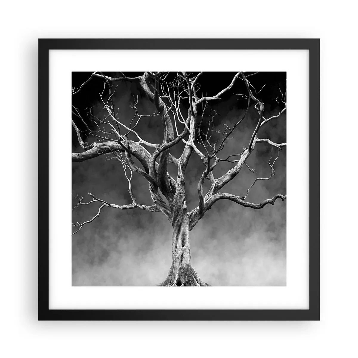 Plakat w czarnej ramie - Pierwotne i święte - 40x40 cm