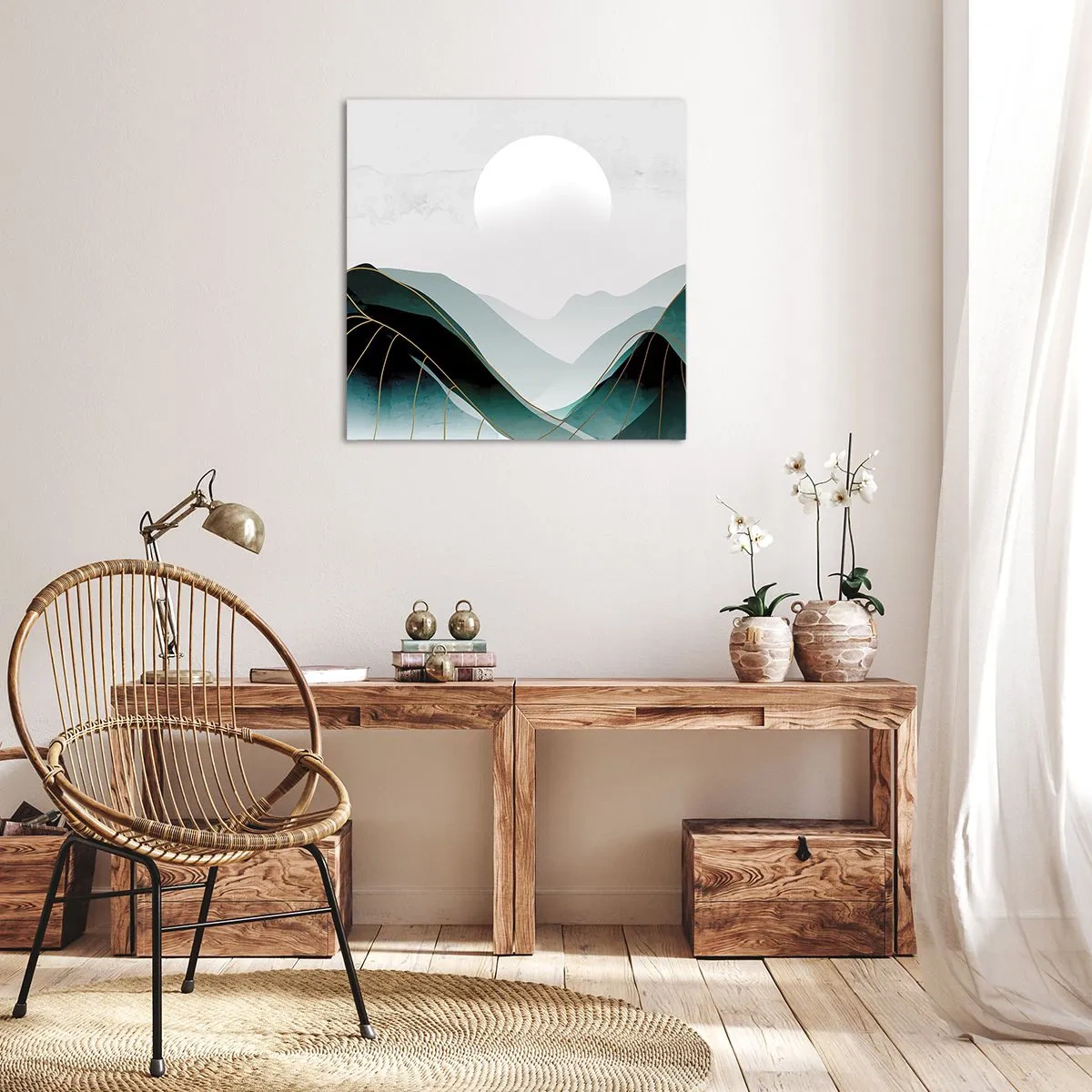 Obraz na płótnie - W pełnym majestacie - 60x60 cm
