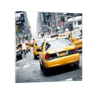 Obraz na szkle - Tylko w tym mieście - 30x30 cm