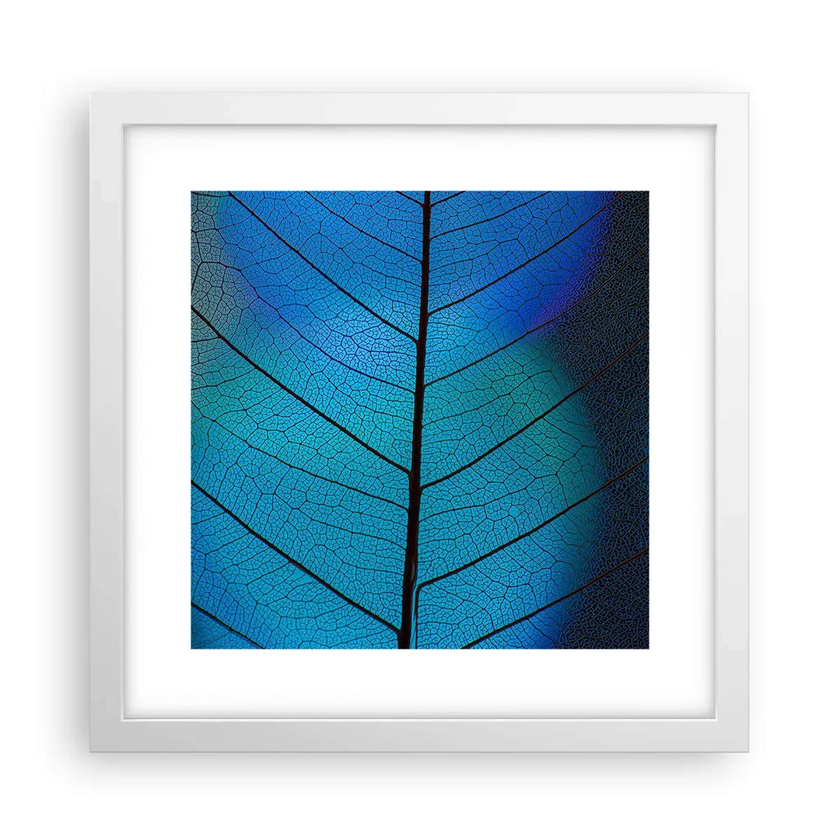 Plakat w białej ramie - Misterna budowa - 30x30 cm