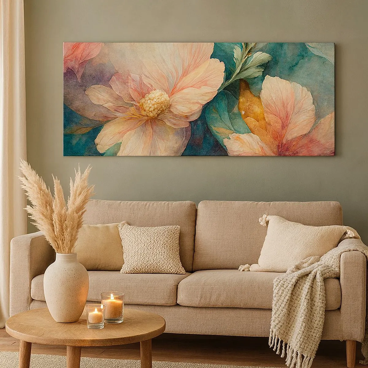 Obraz na płótnie - Sama subtelność - 100x40 cm