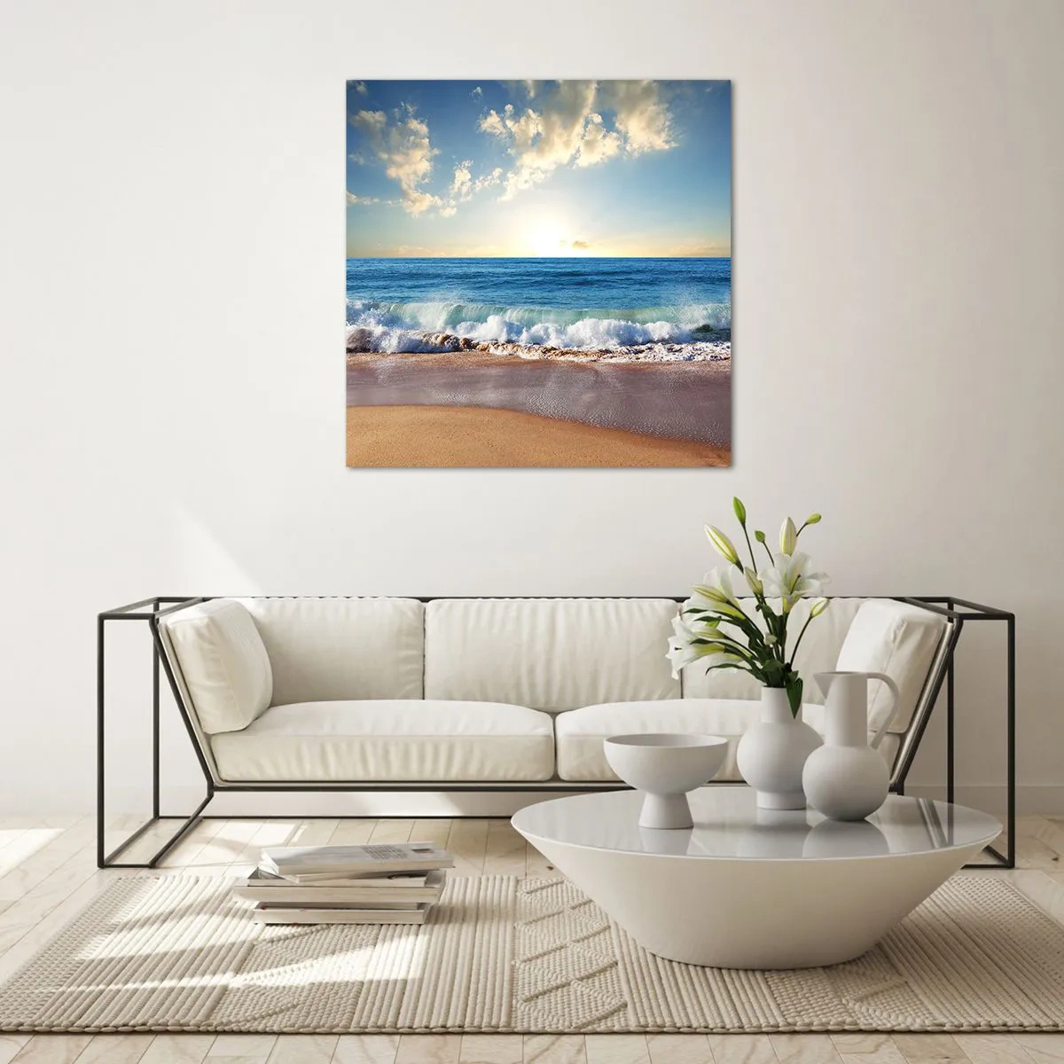 Obraz na szkle - Ruch i bezruch zarazem - 40x40 cm