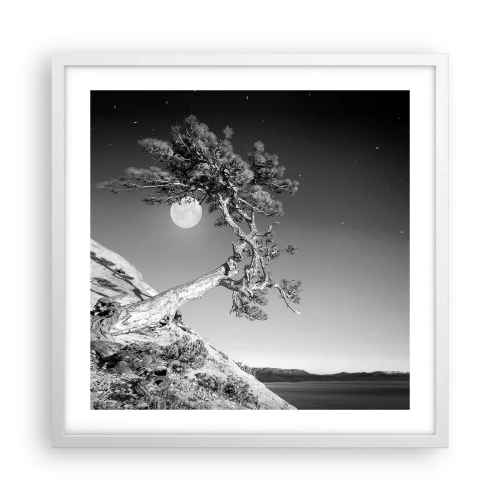 Plakat w białej ramie - Zwycięska wojowniczka - 50x50 cm