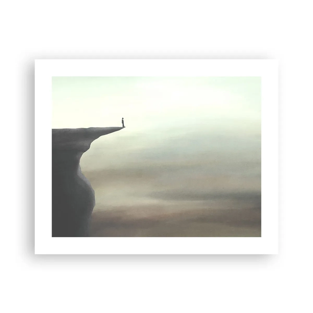 Plakat - Do góry, oczywiście! - 50x40 cm