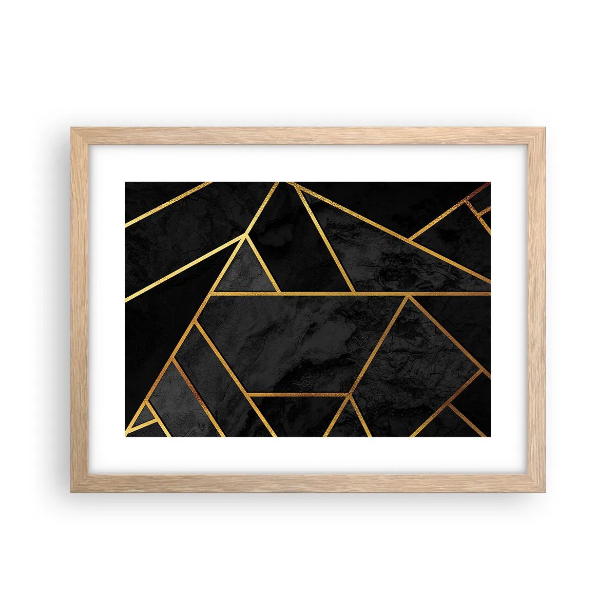 Plakat w ramie jasny dąb - Mrok i blask - 40x30 cm