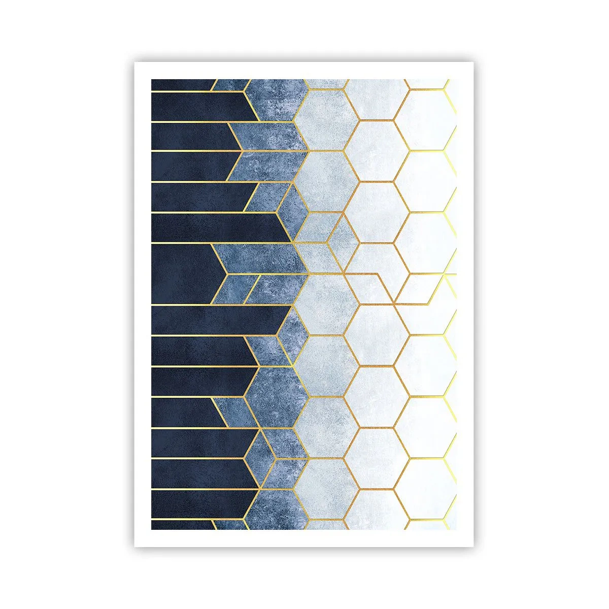 Plakat - Kompozycja w synkopowym rytmie - 70x100 cm